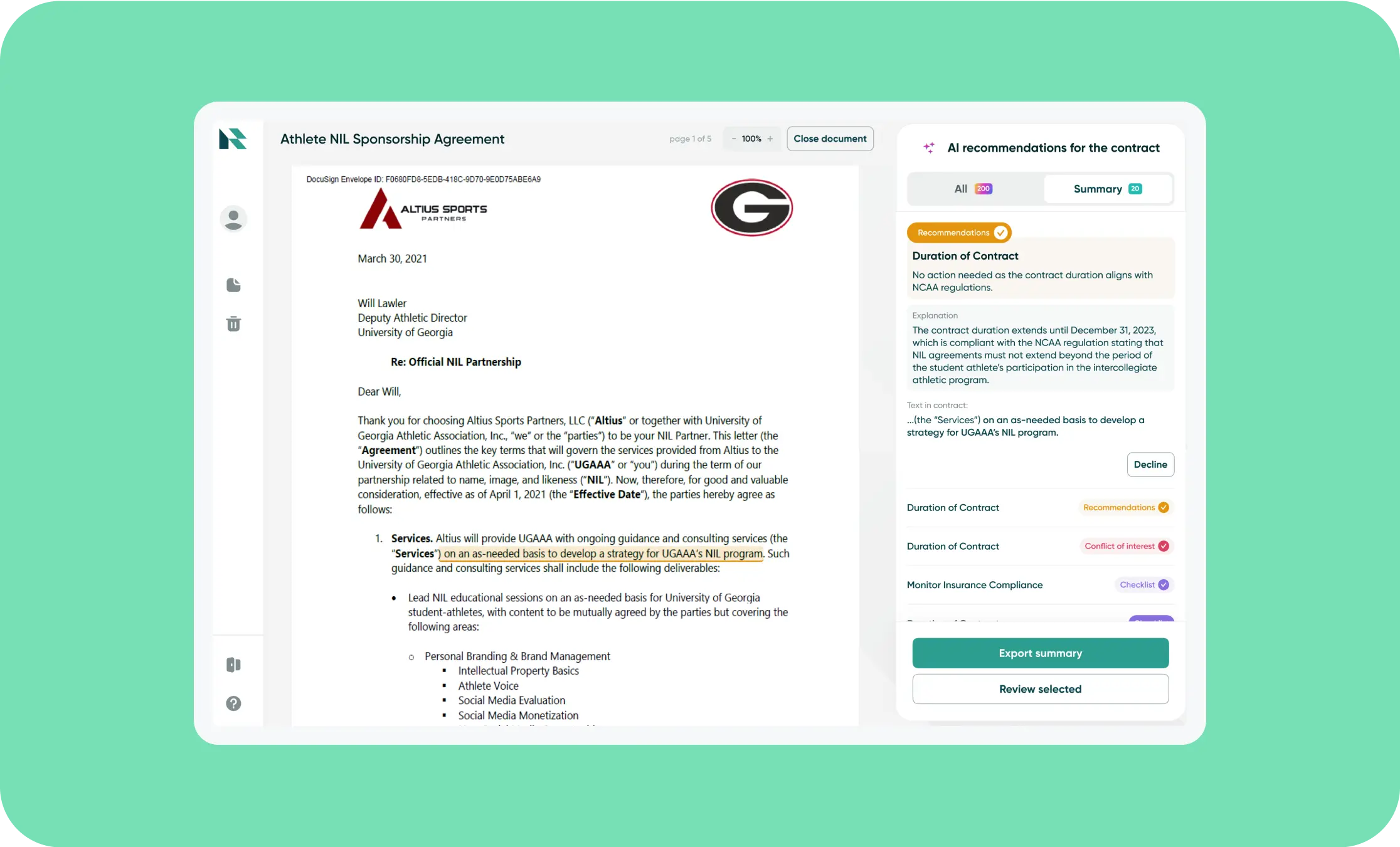 Portfolio content item