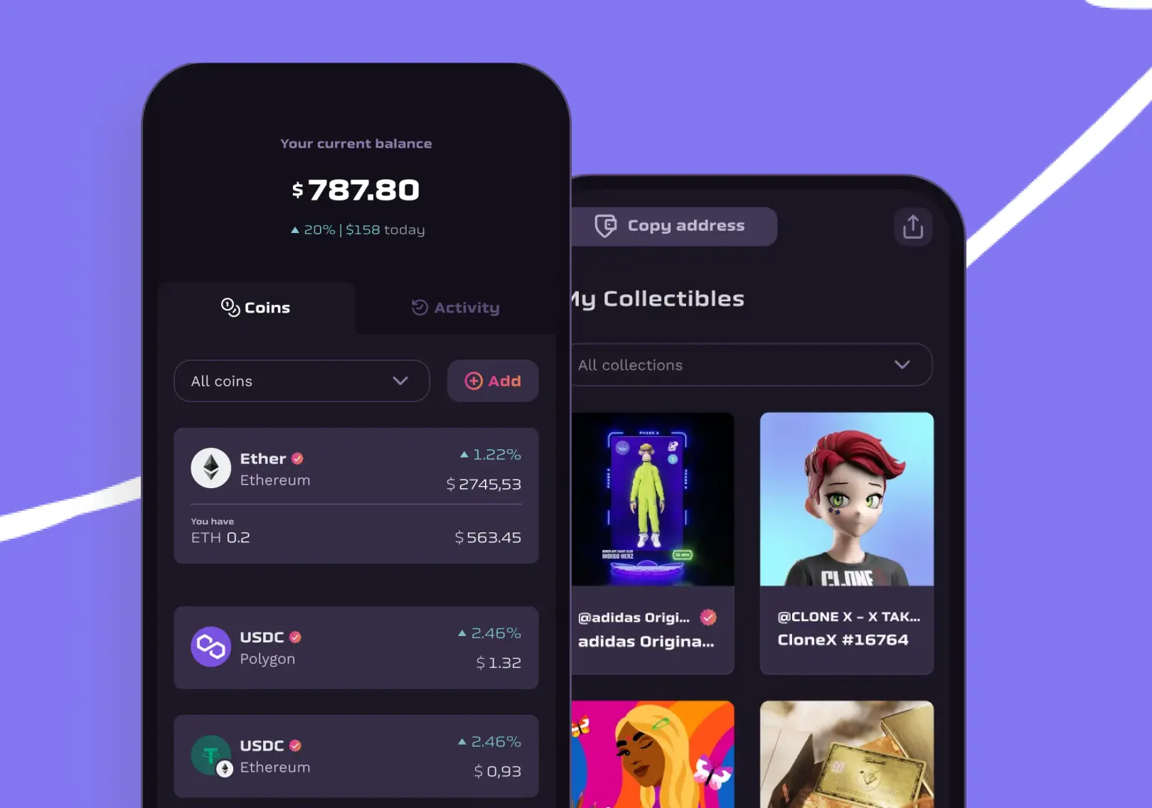 Portfolio top section